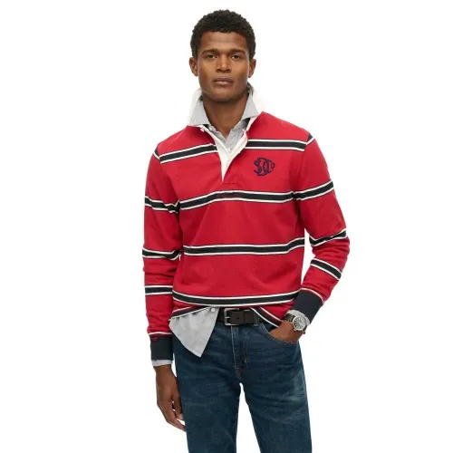 슈퍼드라이 빈티지 Athletic Stripe Rugby 긴팔 티셔츠 142283911