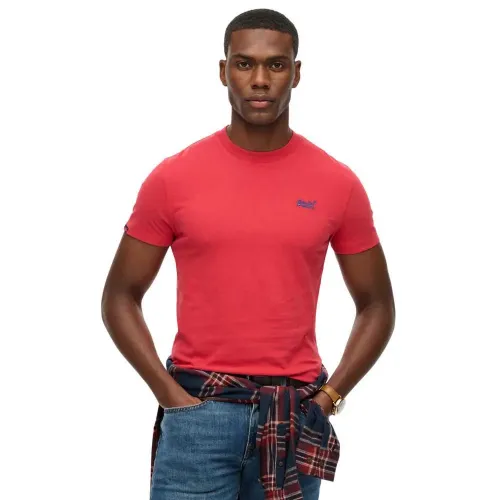 슈퍼드라이 빈티지 Logo Embroidered 반팔 티셔츠 142283927