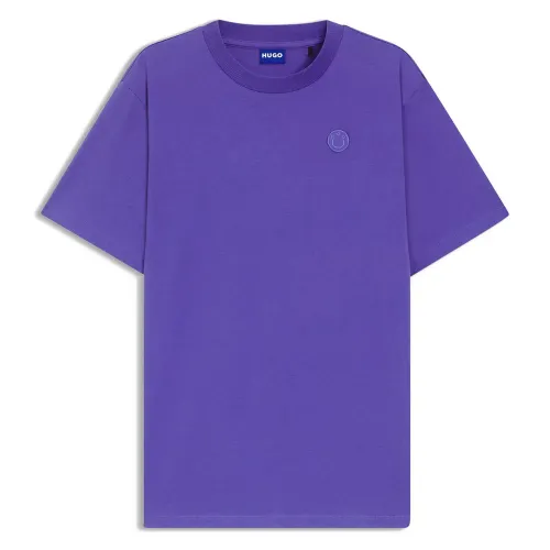 휴고 보스 빈티지 BLUE 반팔 티셔츠 142330622