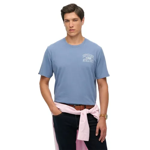 슈퍼드라이 Athletic 에센셜 반팔 티셔츠 142369283