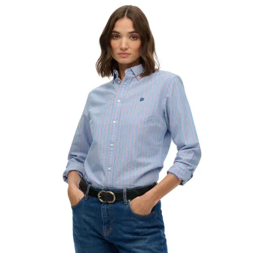 슈퍼드라이 Slim Oxford Bd 긴팔 셔츠 142369550