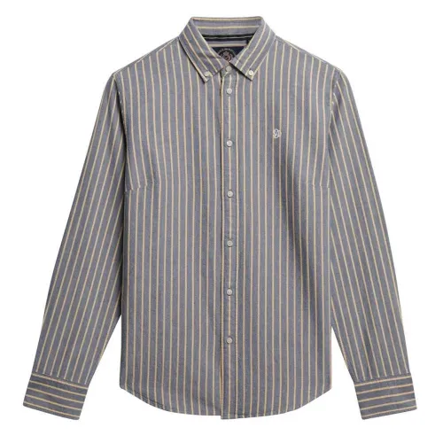 슈퍼드라이 Slim Oxford Bd 긴팔 셔츠 142369551