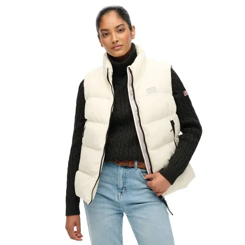 슈퍼드라이 Sports Puffer 조끼 142369572