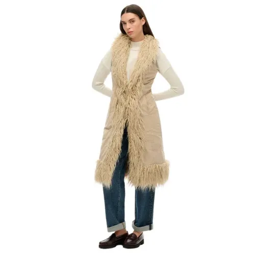 슈퍼드라이 Afghan Long 조끼 142380716