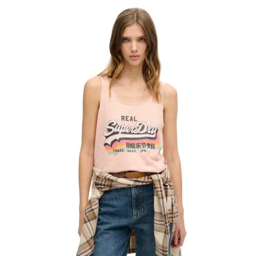 슈퍼드라이 빈티지 Logo 나시 티셔츠 142381067