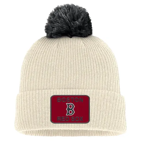 나이키 MLB Boston Red Sox Yarn Peak Standard Cuff Pom 비니 142383143