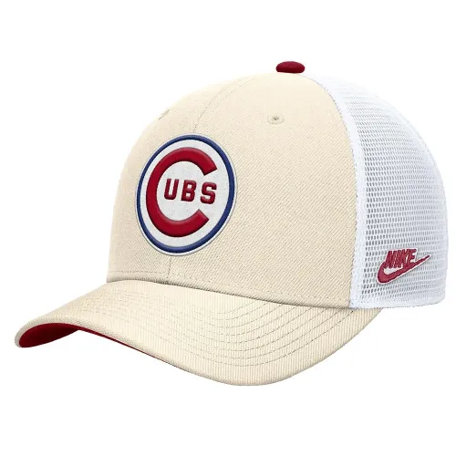 나이키 MLB Chicago Cubs 드라이핏 Rise Structured 트러커 모자 142383146