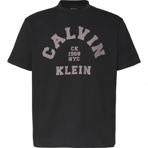 캘빈클라인 20S College 그래픽 반팔 티셔츠 142418238