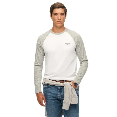 슈퍼드라이 에센셜 Baseball 긴팔 티셔츠 142419043