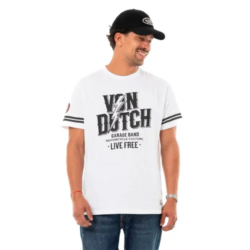 VON DUTCH Terry 반팔 티셔츠 142446271