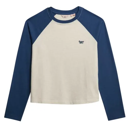 슈퍼드라이 에센셜 Logo Baseball 긴팔 상의 142480934