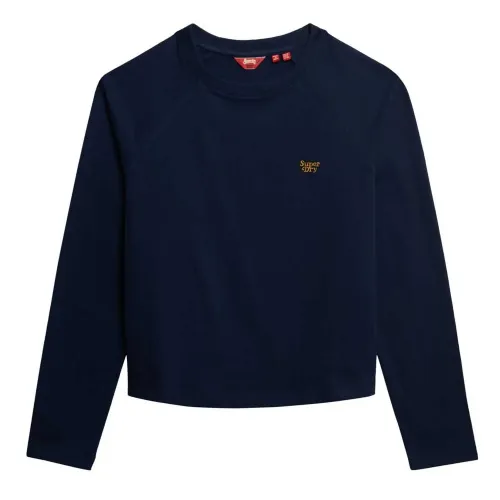 슈퍼드라이 에센셜 Logo 긴팔 상의 142480943