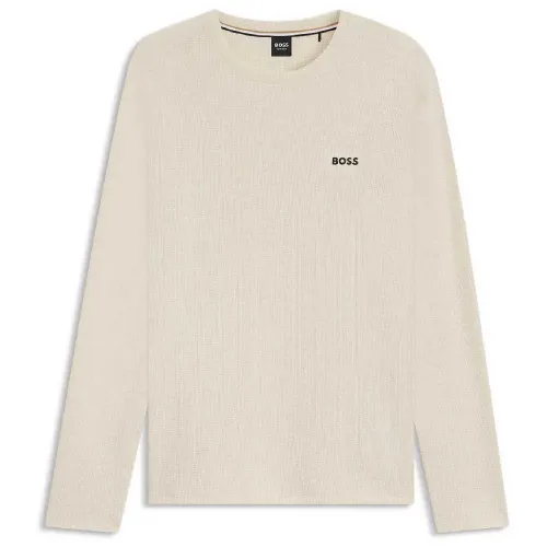 보스 Waffle 10269584 긴팔 파자마 티셔츠 142529750