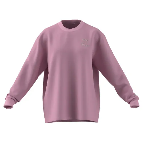 아디다스 3 Stripes Studio Boyfriend 긴팔 티셔츠 142665874