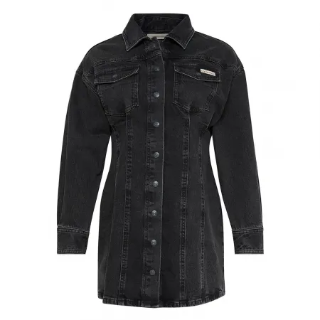 캘빈클라인 데님 긴팔 짧은 원피스 142679689