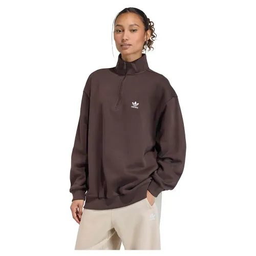 아디다스 에센셜 하프 지퍼 스웨터 142682730