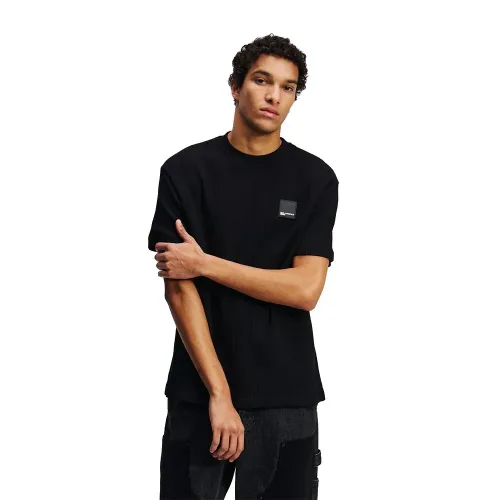 KARL LAGERFELD JEANS A1M17049 Regular Waffle 반팔 티셔츠 142684992