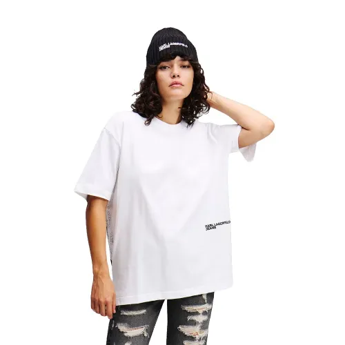 KARL LAGERFELD JEANS A1W17030 Relaxed 반팔 티셔츠 142685063