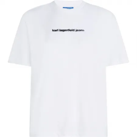 KARL LAGERFELD JEANS A3W17039 Regular Blur Logo 반팔 티셔츠 142685347