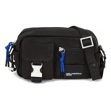 KARL LAGERFELD JEANS A3W30226 Utility Coated 데님 숄더백 142685396