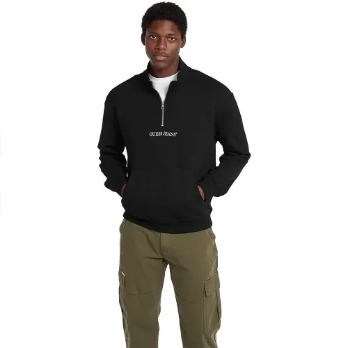 게스 Embro Regular Fit 하프 지퍼 스웨터 142685916