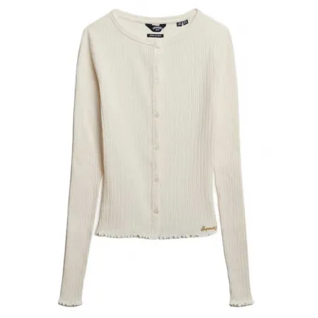 슈퍼드라이 에센셜 Rib 카디건 142686814