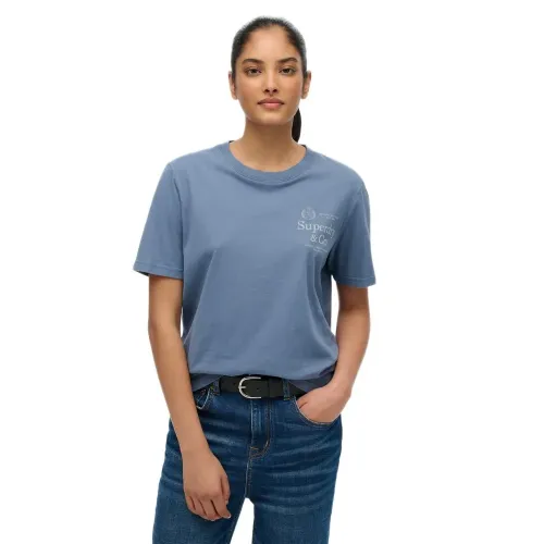 슈퍼드라이 Luxe Casual Relaxed 반팔 티셔츠 142686847