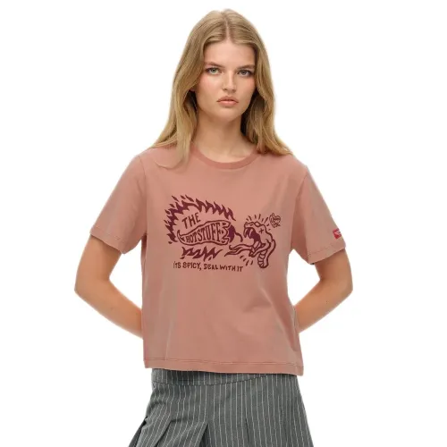 슈퍼드라이 Roadside Trade Relaxed 반팔 티셔츠 142686925