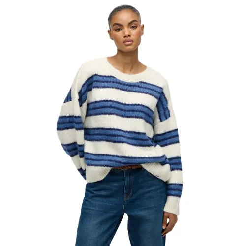 슈퍼드라이 Slouchy Brushed Stripe 스웨터 142686941