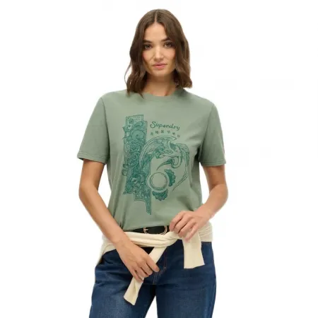 슈퍼드라이 Tokyo Narrative Relaxed 반팔 티셔츠 142687006