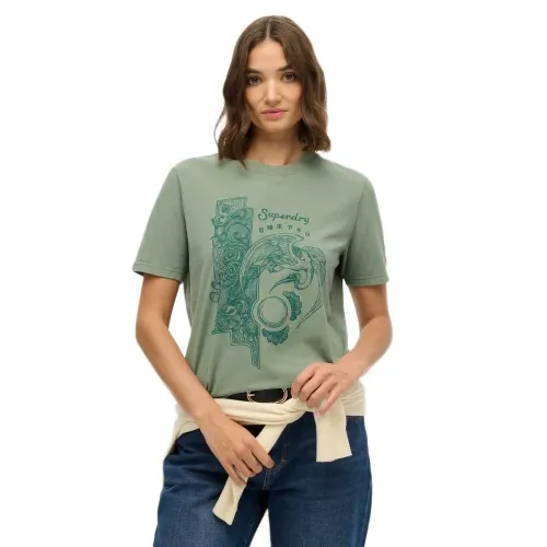 슈퍼드라이 Tokyo Narrative Relaxed 반팔 티셔츠 142687006