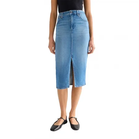 랭글러 Pencil Slim Fit 데님 스커트 142707294