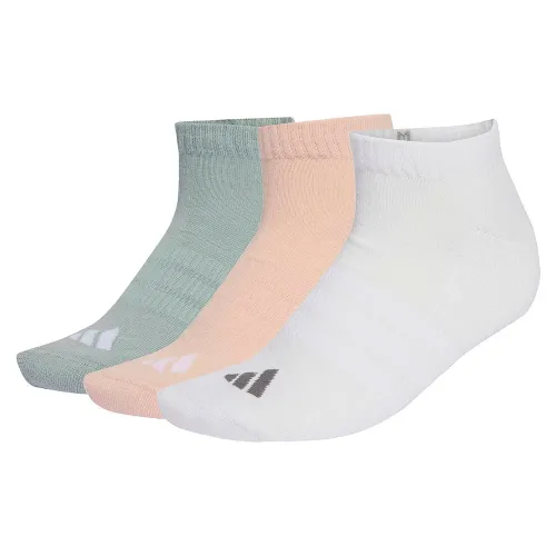 아디다스 Cushioned 에센셜 Low Cut 보이지 않는 양말 3 팩 142712006
