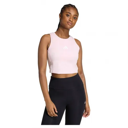 아디다스 에센셜 3 스트라이프 패디드 나시 티셔츠 142712079