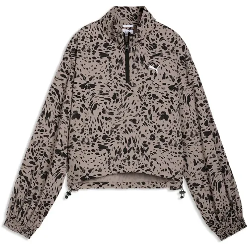 푸마 Ess 그래픽 Animal Relaxed Fit 하프 지퍼 스웨터 142739833