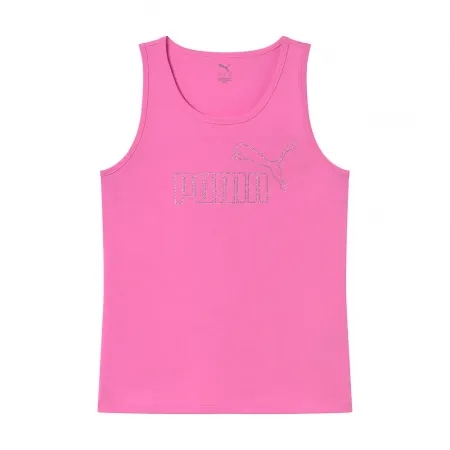 푸마 Ess Logo Rhinestone 나시 티셔츠 142739895