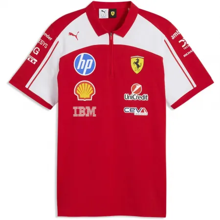 푸마 SF 페라리 713829 레플리카 반팔 폴로 셔츠 142740447