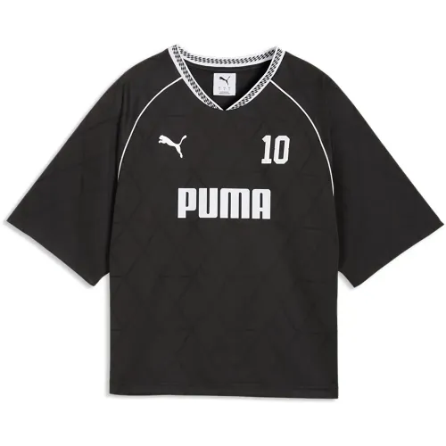 푸마 Sport Relaxed Fit 반팔 V넥 티셔츠 142740519