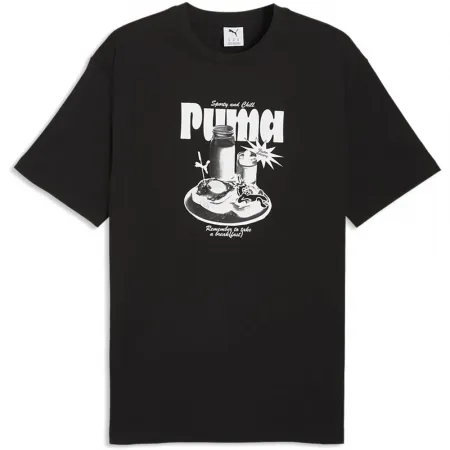 푸마 그래픽 Breakfast 반팔 티셔츠 142742335