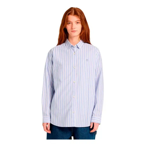 팀버랜드 Popeline Stripe 긴팔 셔츠 142749348