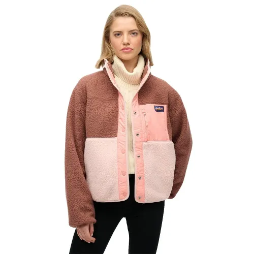 슈퍼드라이 Colour Block 플리스 자켓 142784702