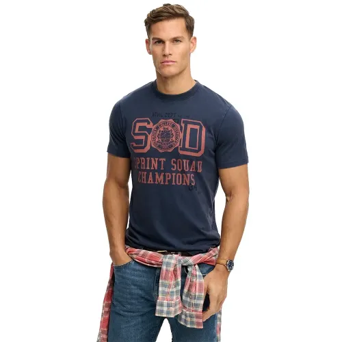 슈퍼드라이 빈티지 Prep Relaxed Fit 반팔 티셔츠 142785270