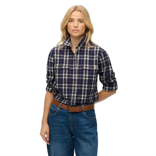 슈퍼드라이 Lumberjack Check Flannel 셔츠 142824850