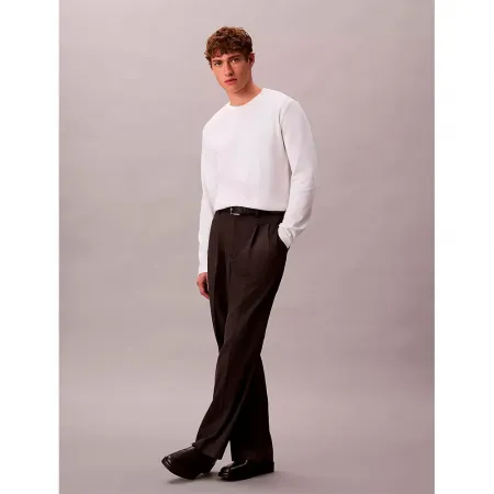 캘빈클라인 Luxe Interlock 긴팔 티셔츠 142869744