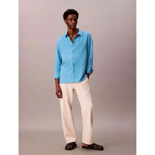 캘빈클라인 LV04LB449G Linen 긴팔 셔츠 142870230