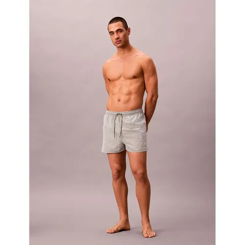 캘빈클라인 Seersucker 수영 반바지 142870421