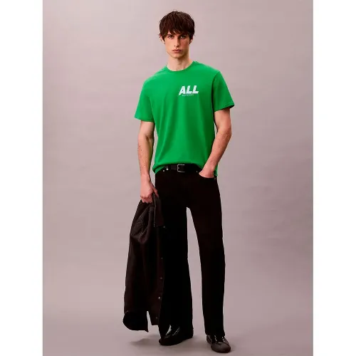 캘빈클라인 All 그래픽 반팔 티셔츠 142871028