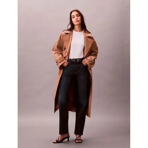 캘빈클라인 LV047B911G Straight Fit 하이웨이스트 청바지 142871348