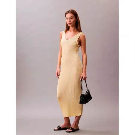 캘빈클라인 LV047C304G 소매 없는 롱 원피스 142871382