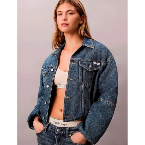 캘빈클라인 LV047D725G 데님 자켓 142871542